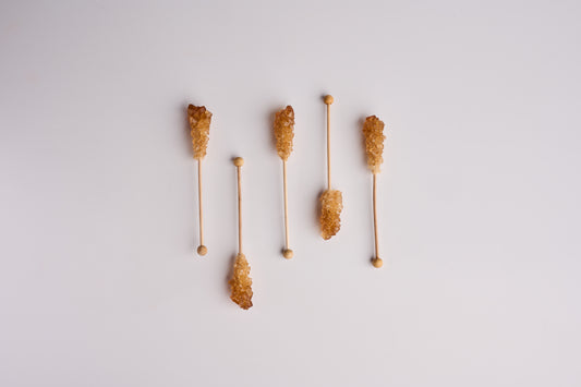 Saffron Rock Candy Sticks