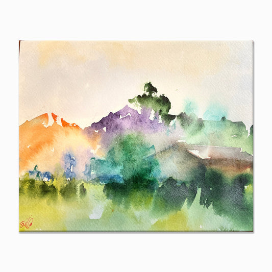 Watercolor My Happy Place