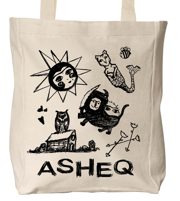 ASHEQ Sketch Tote Bag