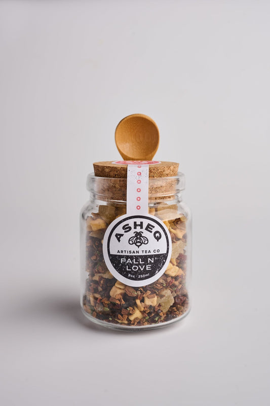 Fall N' Love (glass jar) - Asheq Art